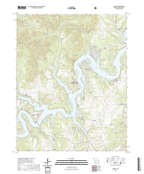 Golden topographic map thumbnail