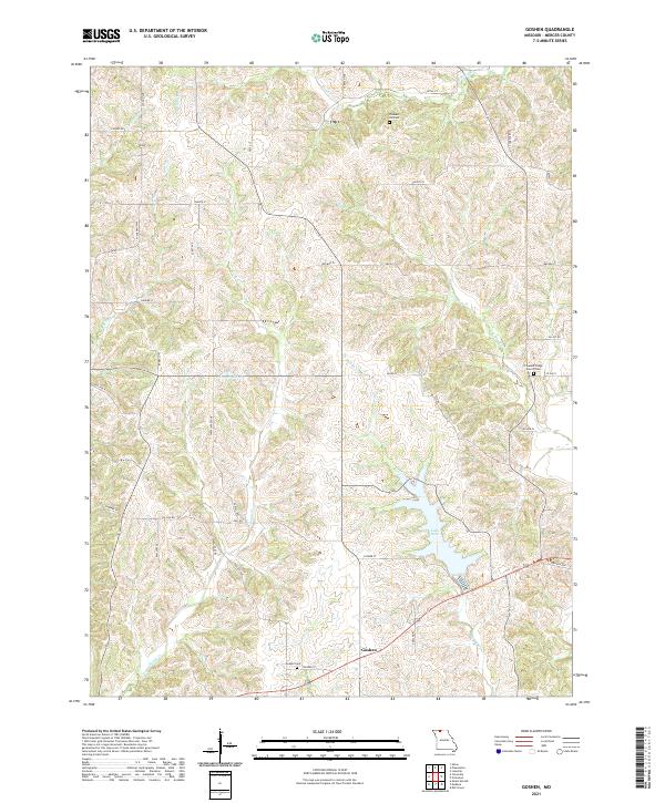 Goshen topographic map thumbnail