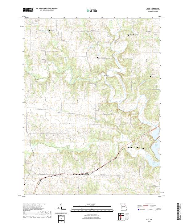 Goss topographic map thumbnail