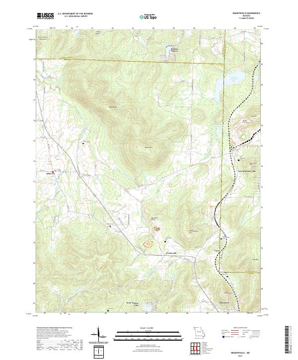 Graniteville topographic map thumbnail