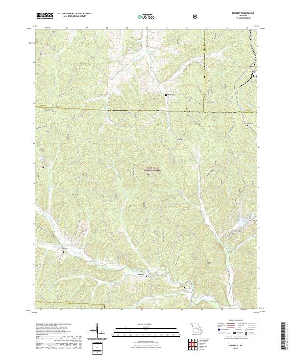 Greeley topographic map thumbnail
