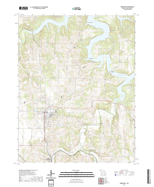 Greenfield topographic map thumbnail