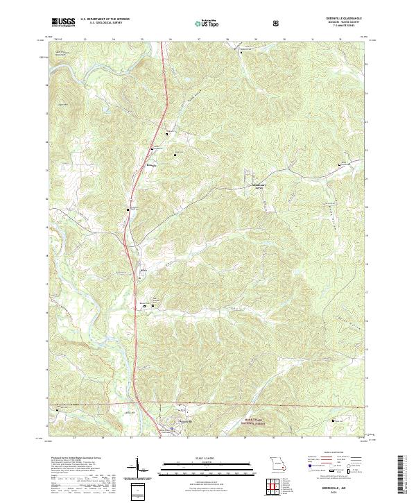 Greenville topographic map thumbnail