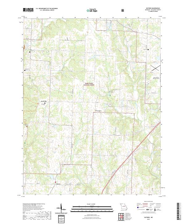 Guthrie topographic map thumbnail