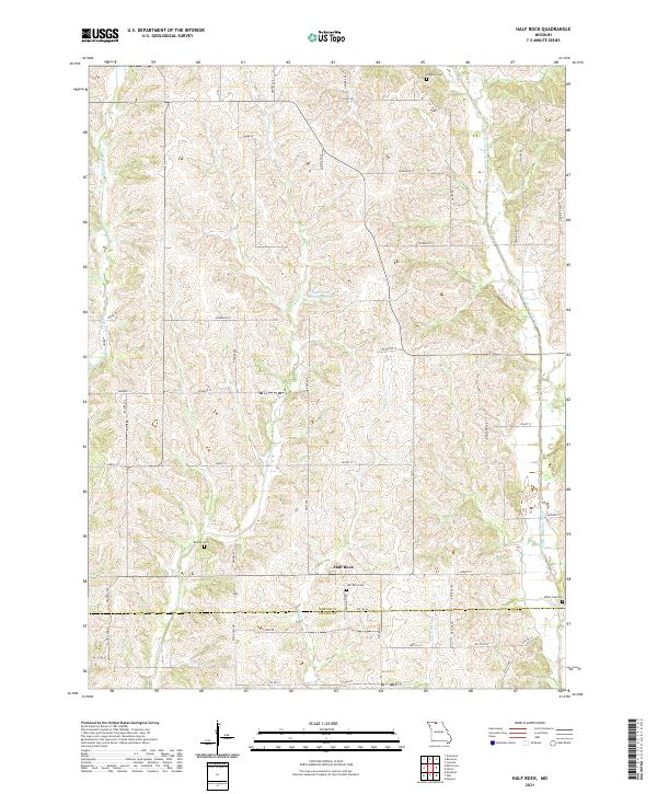 Half Rock topographic map thumbnail