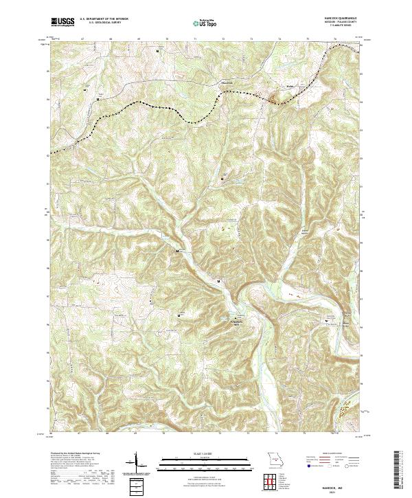 Hancock topographic map thumbnail