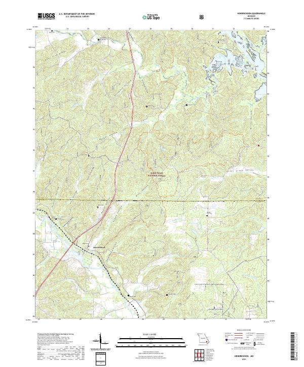 Hendrickson topographic map thumbnail