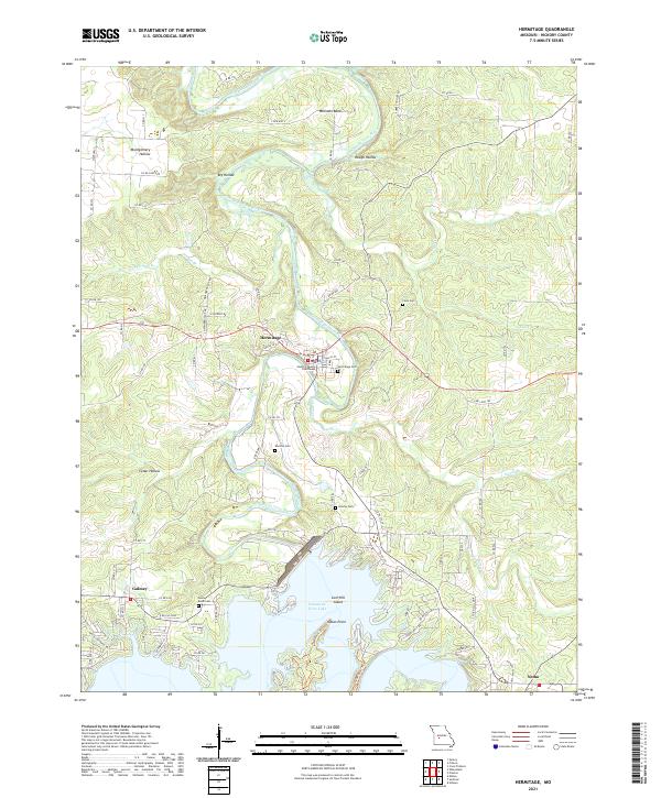 Hermitage topographic map thumbnail