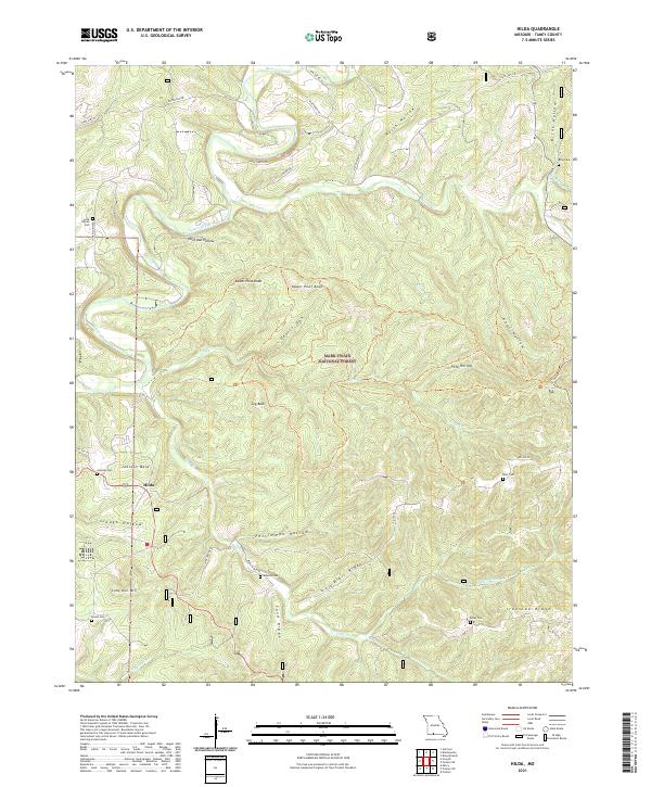 Hilda topographic map thumbnail