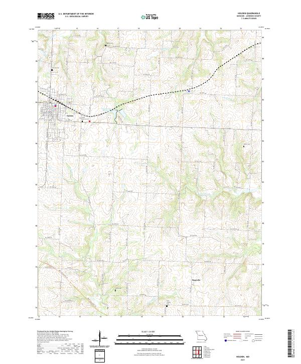 Holden topographic map thumbnail