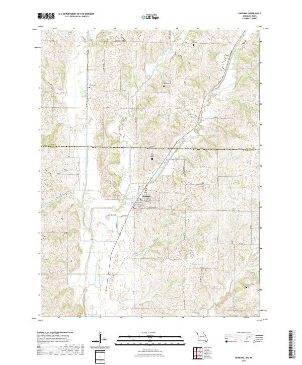 Hopkins topographic map thumbnail