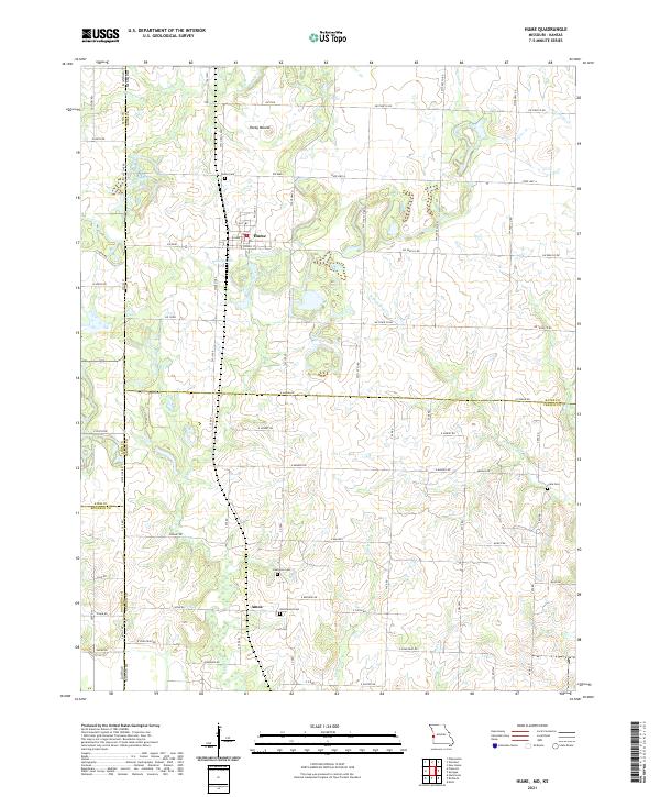 Hume topographic map thumbnail