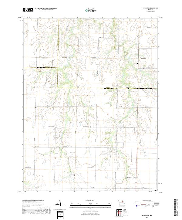 Hutchison topographic map thumbnail