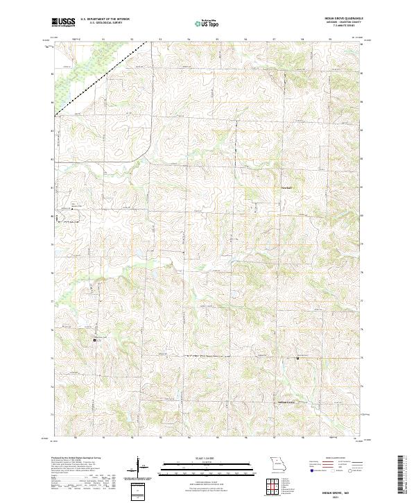 Indian Grove topographic map thumbnail
