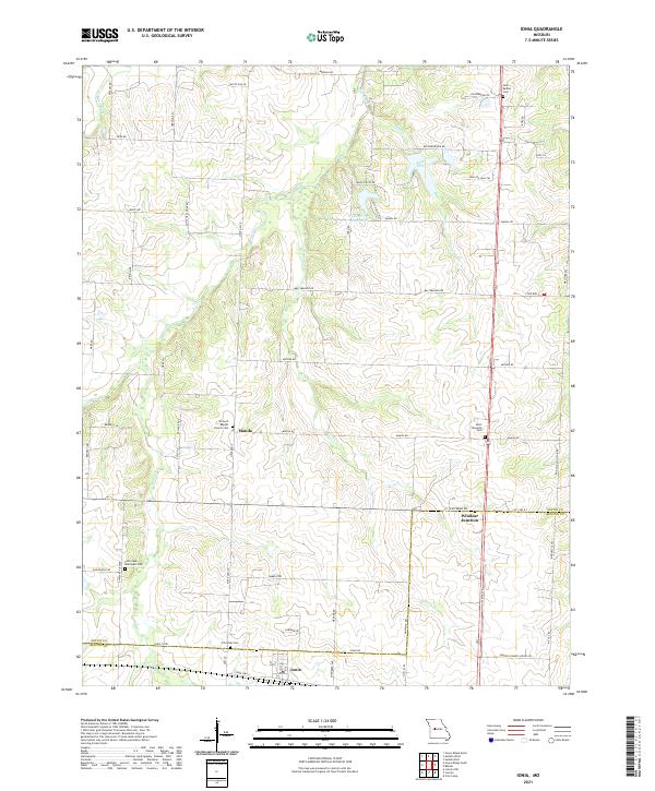 Ionia topographic map thumbnail