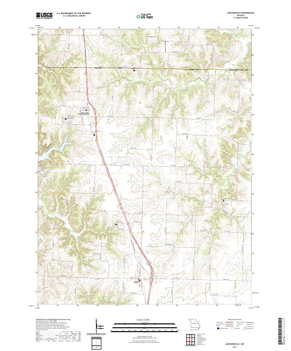Jacksonville topographic map thumbnail