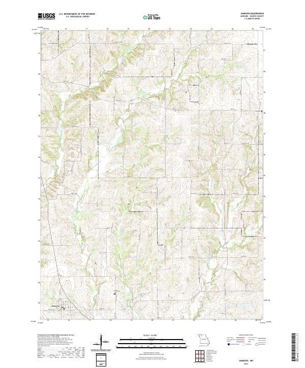 Jameson topographic map thumbnail