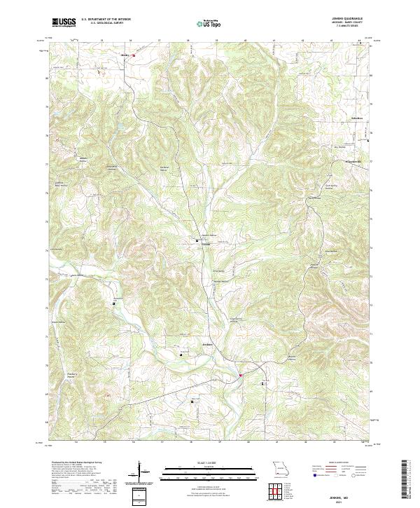 Jenkins topographic map thumbnail