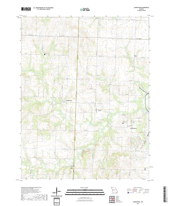 Johnstown topographic map thumbnail