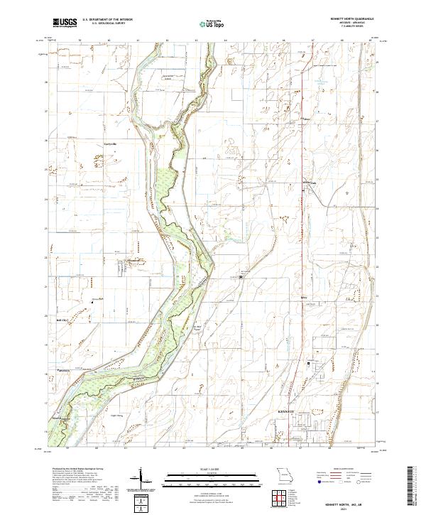 Kennett North topographic map thumbnail