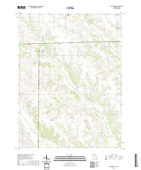 Kilwinning topographic map thumbnail