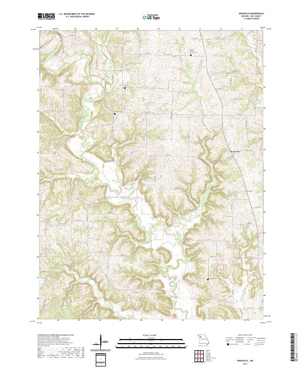 Knoxville topographic map thumbnail