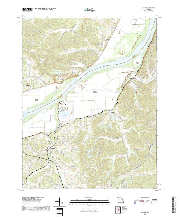 Labadie topographic map thumbnail
