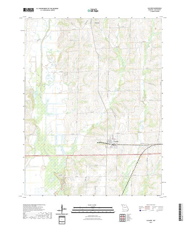 Laclede topographic map thumbnail