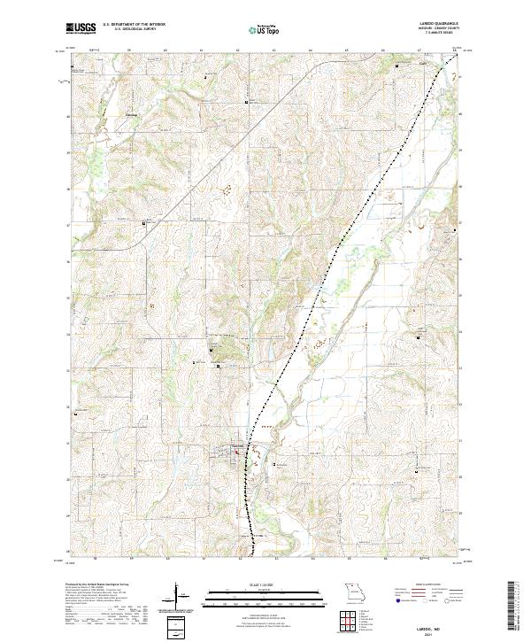 Laredo topographic map thumbnail