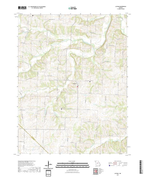 Latham topographic map thumbnail