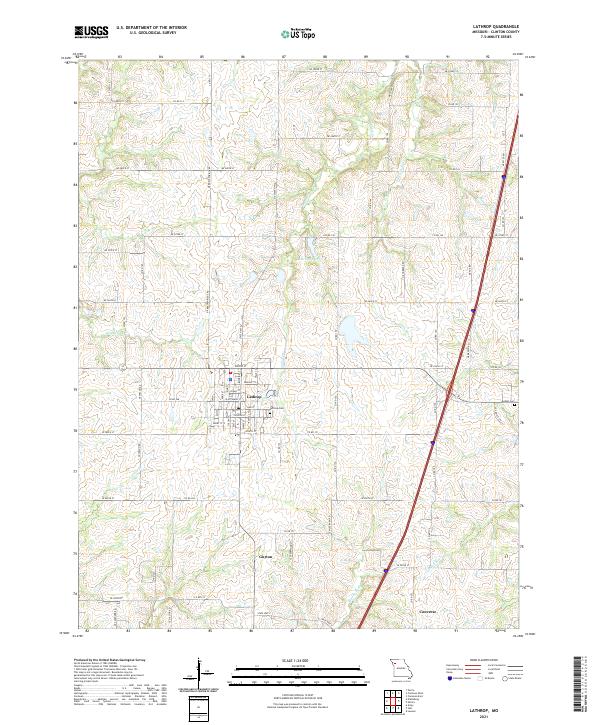 Lathrop topographic map thumbnail