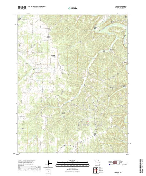 Leadmine topographic map thumbnail