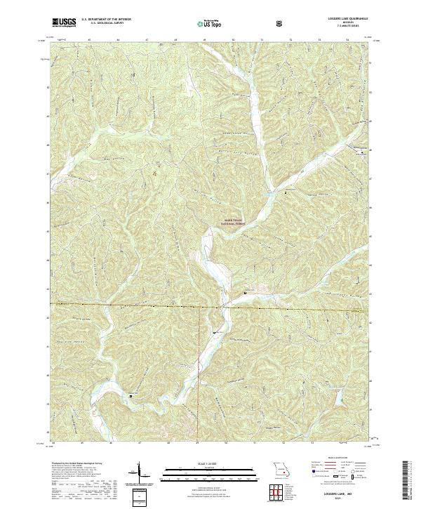 Loggers Lake topographic map thumbnail