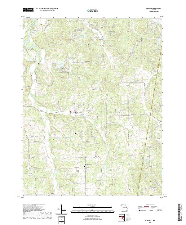 Lonedell topographic map thumbnail