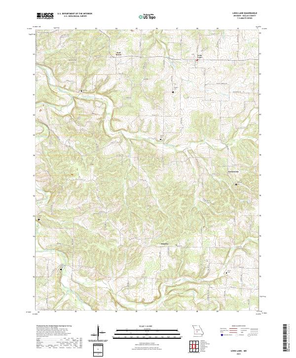 Long Lane topographic map thumbnail