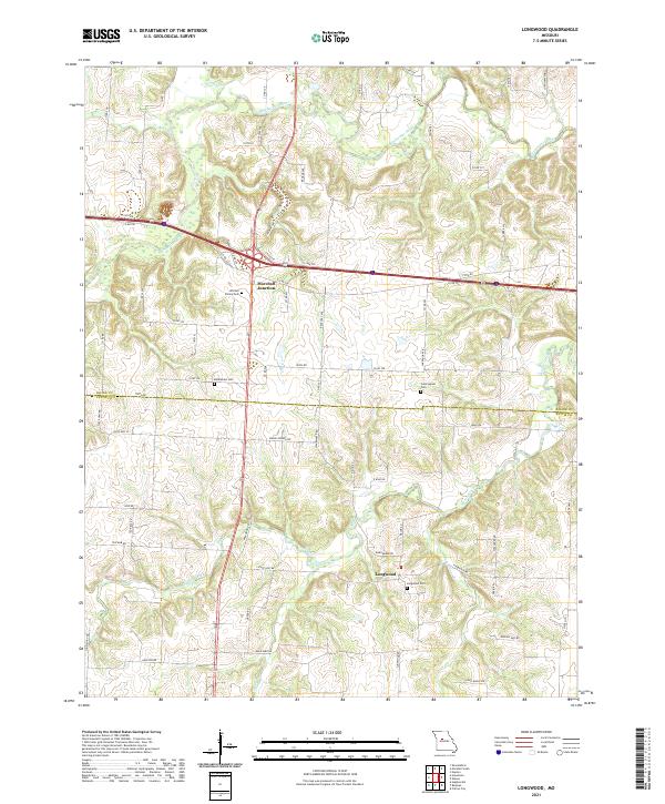 Longwood topographic map thumbnail