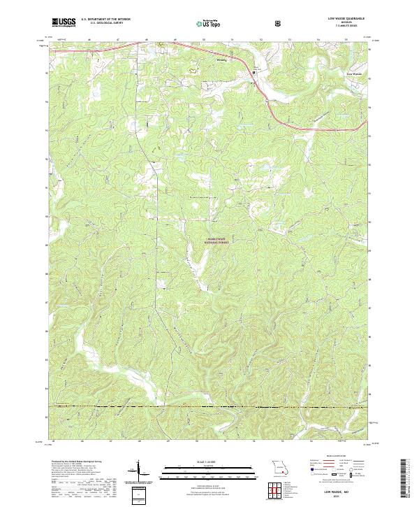 Low Wassie topographic map thumbnail