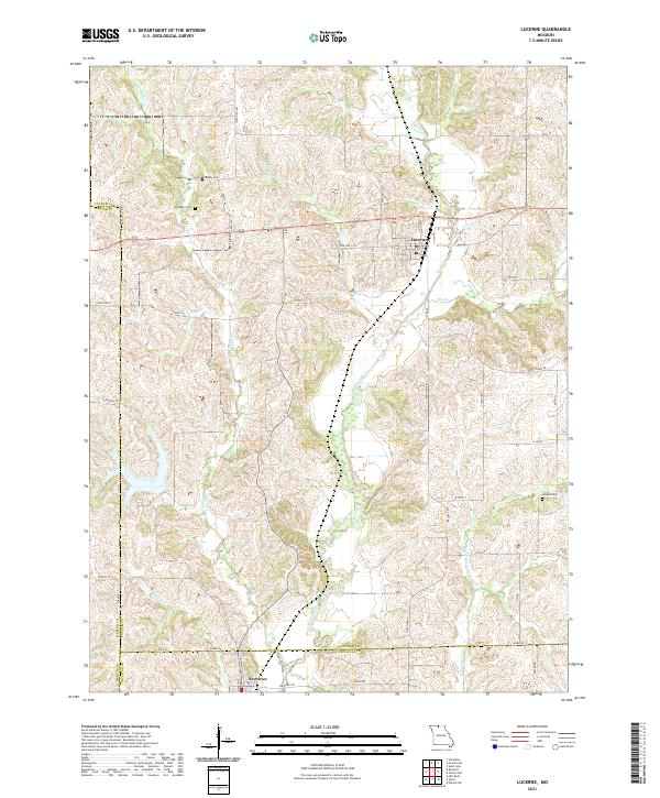 Lucerne topographic map thumbnail