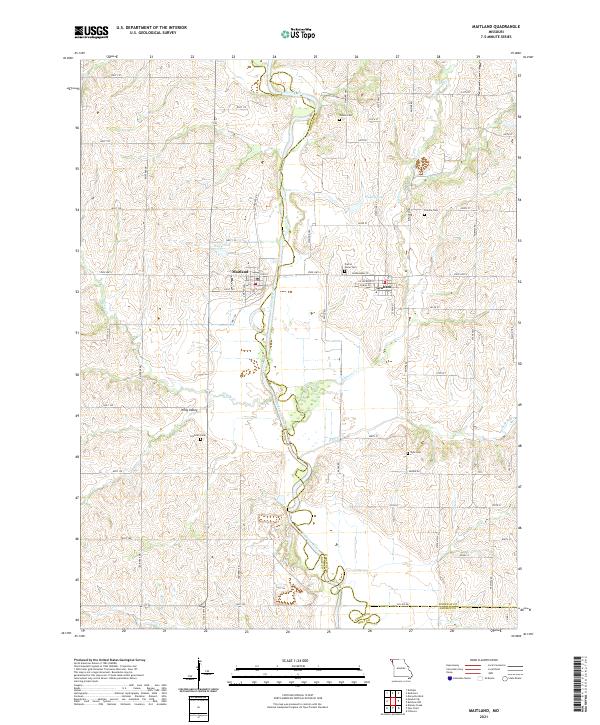 Maitland topographic map thumbnail