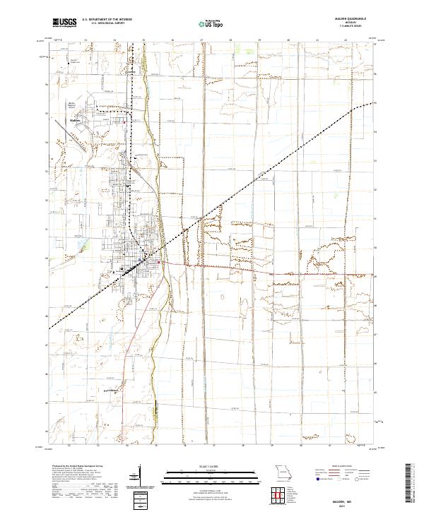 Malden topographic map thumbnail