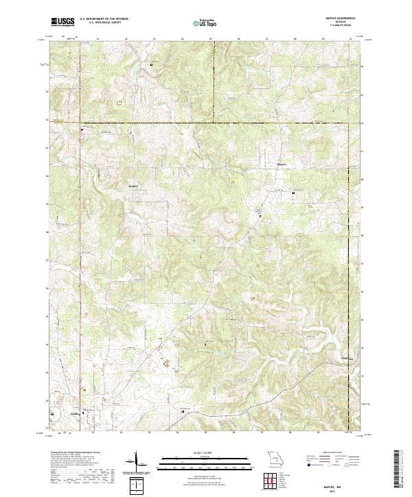 Maples topographic map thumbnail