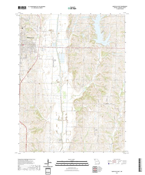 Maryville East topographic map thumbnail