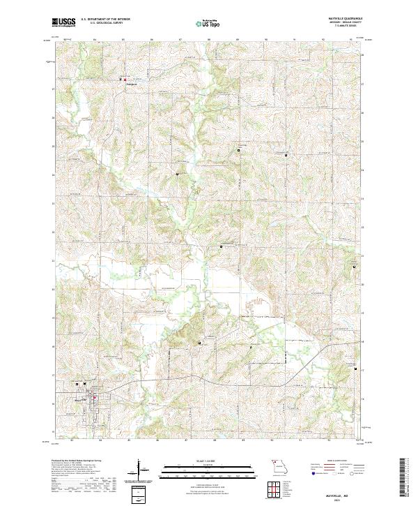 Maysville topographic map thumbnail