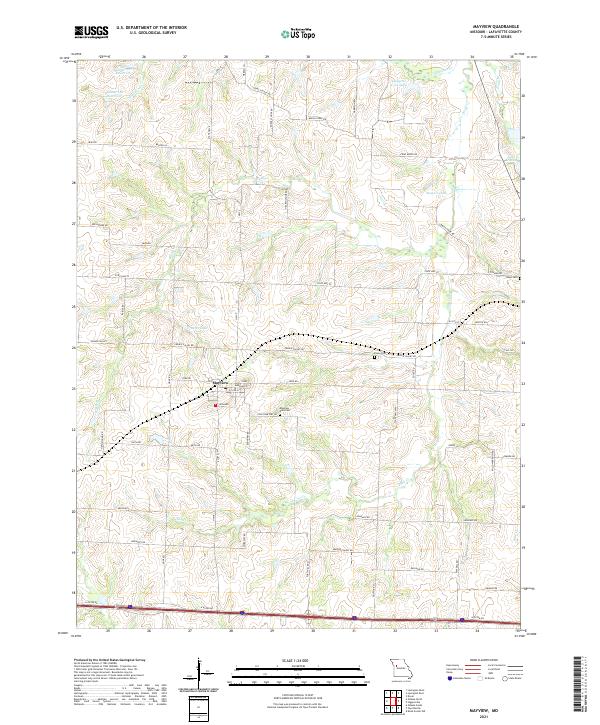 Mayview topographic map thumbnail