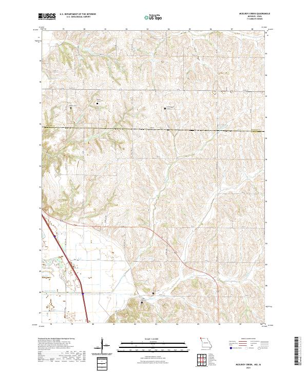 McElroy Creek topographic map thumbnail