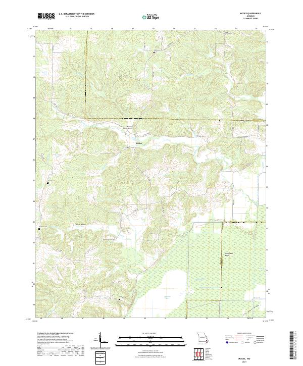 McGee topographic map thumbnail