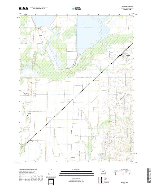 Mendon topographic map thumbnail