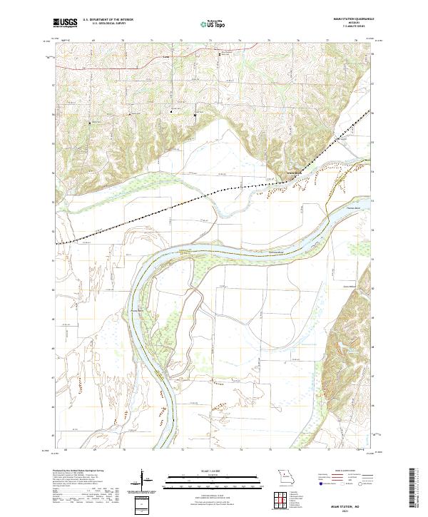 Miami Station topographic map thumbnail