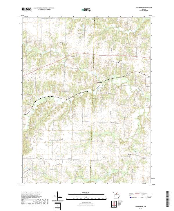 Middle Grove topographic map thumbnail