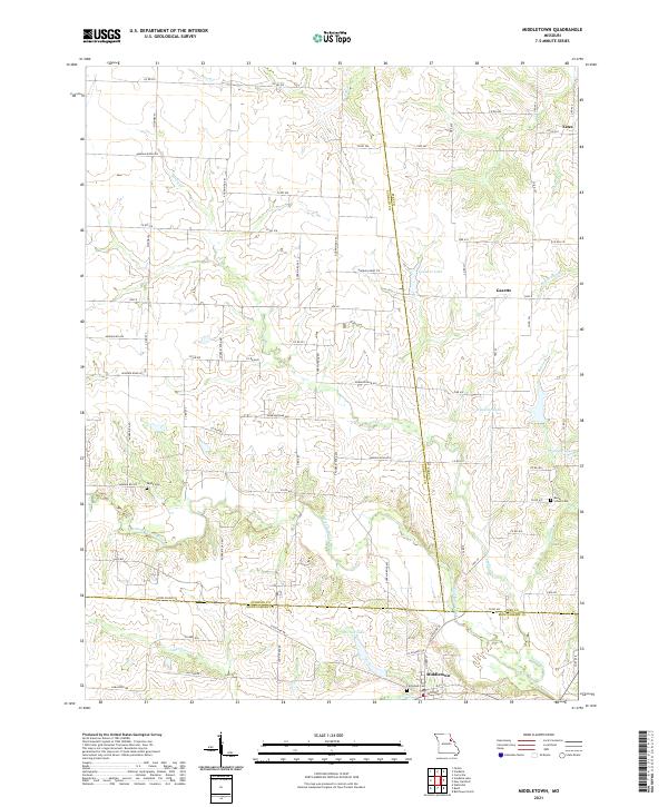 Middletown topographic map thumbnail